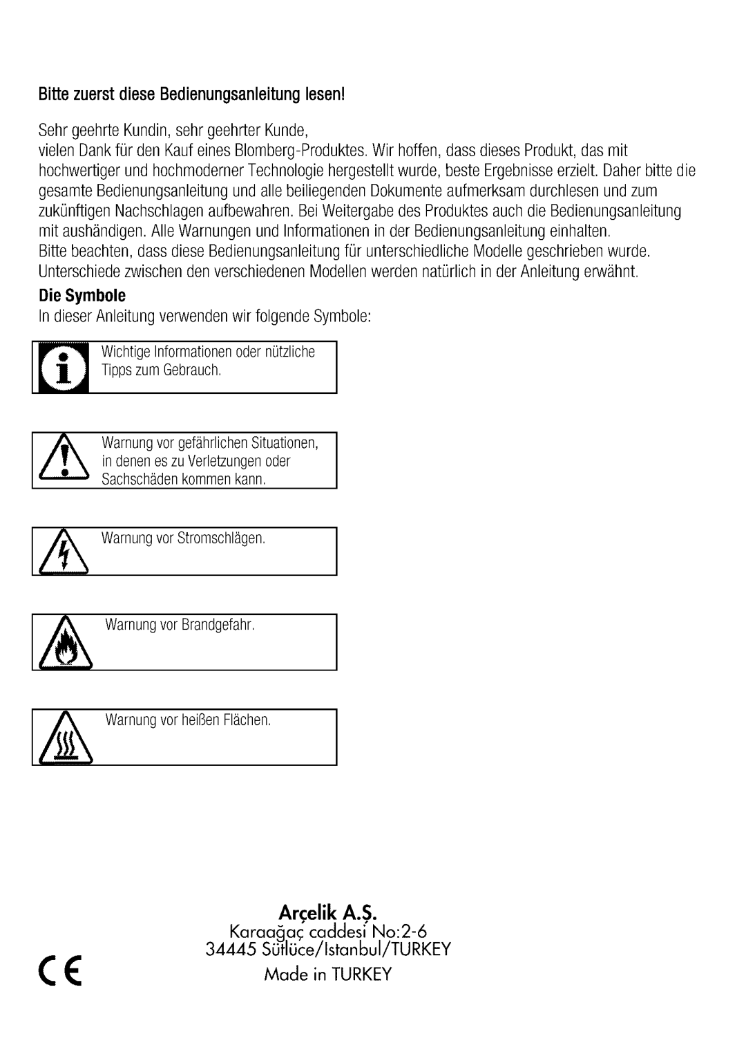 Blomberg BEO 7002 manual 