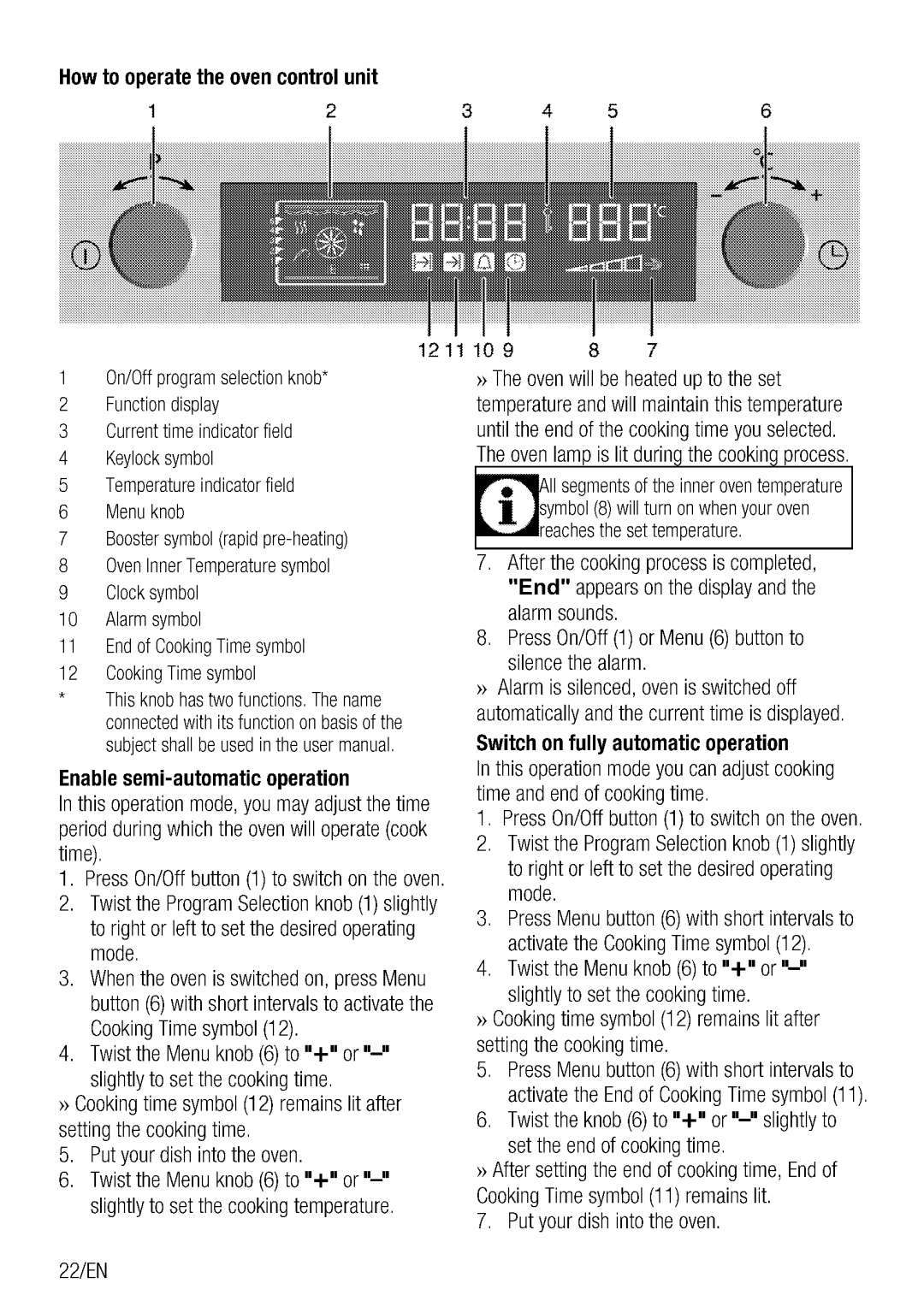 Blomberg beo 9576 manual 