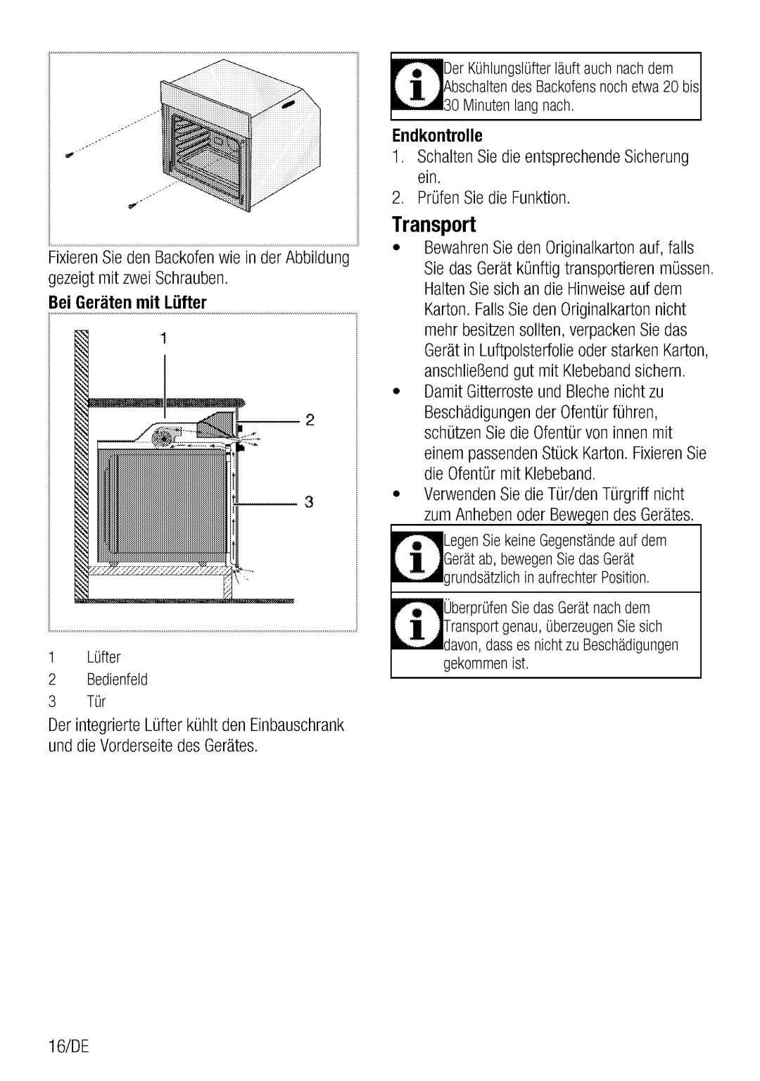 Blomberg beo 9576 manual 