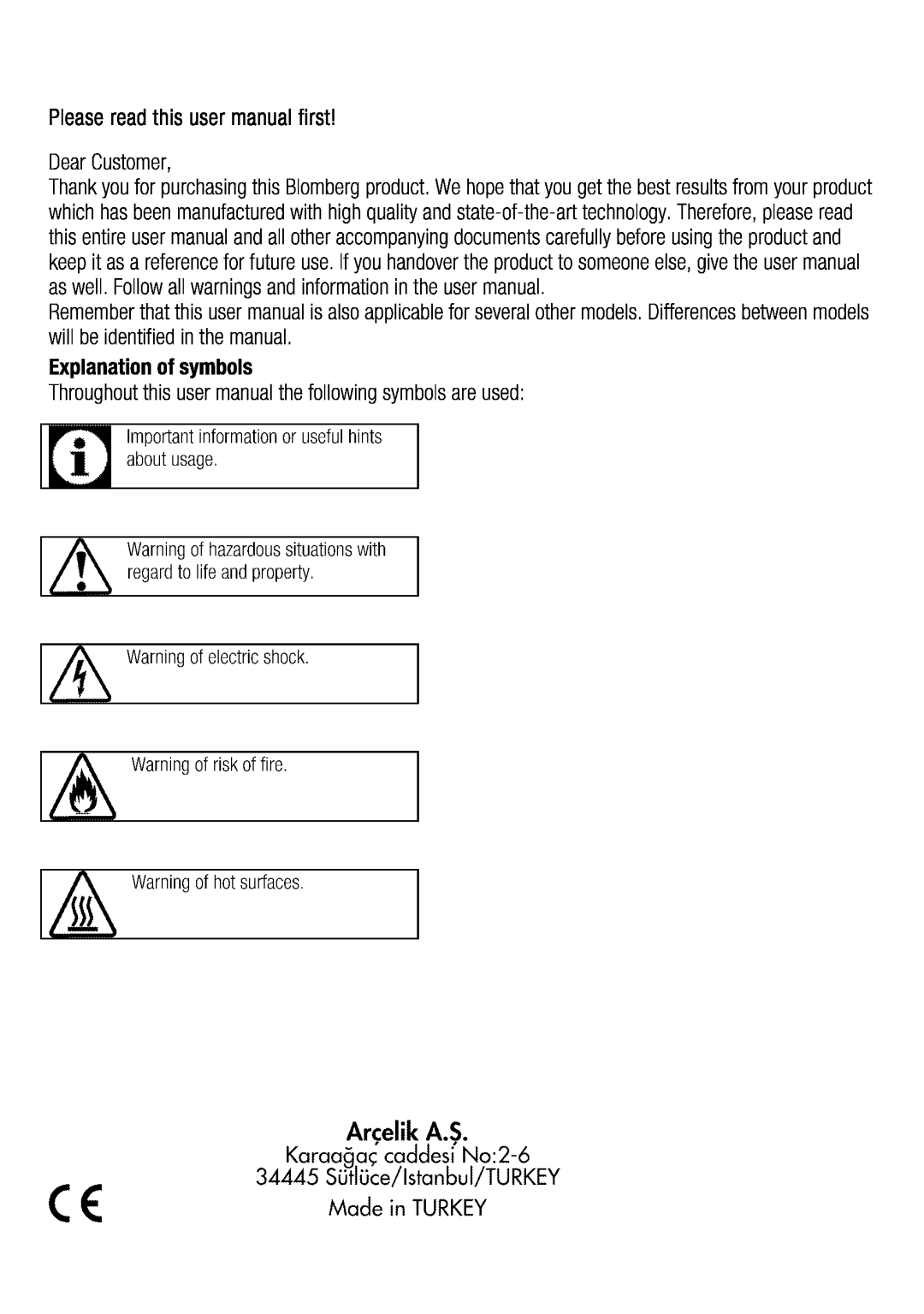 Blomberg BEO 9790 manual 