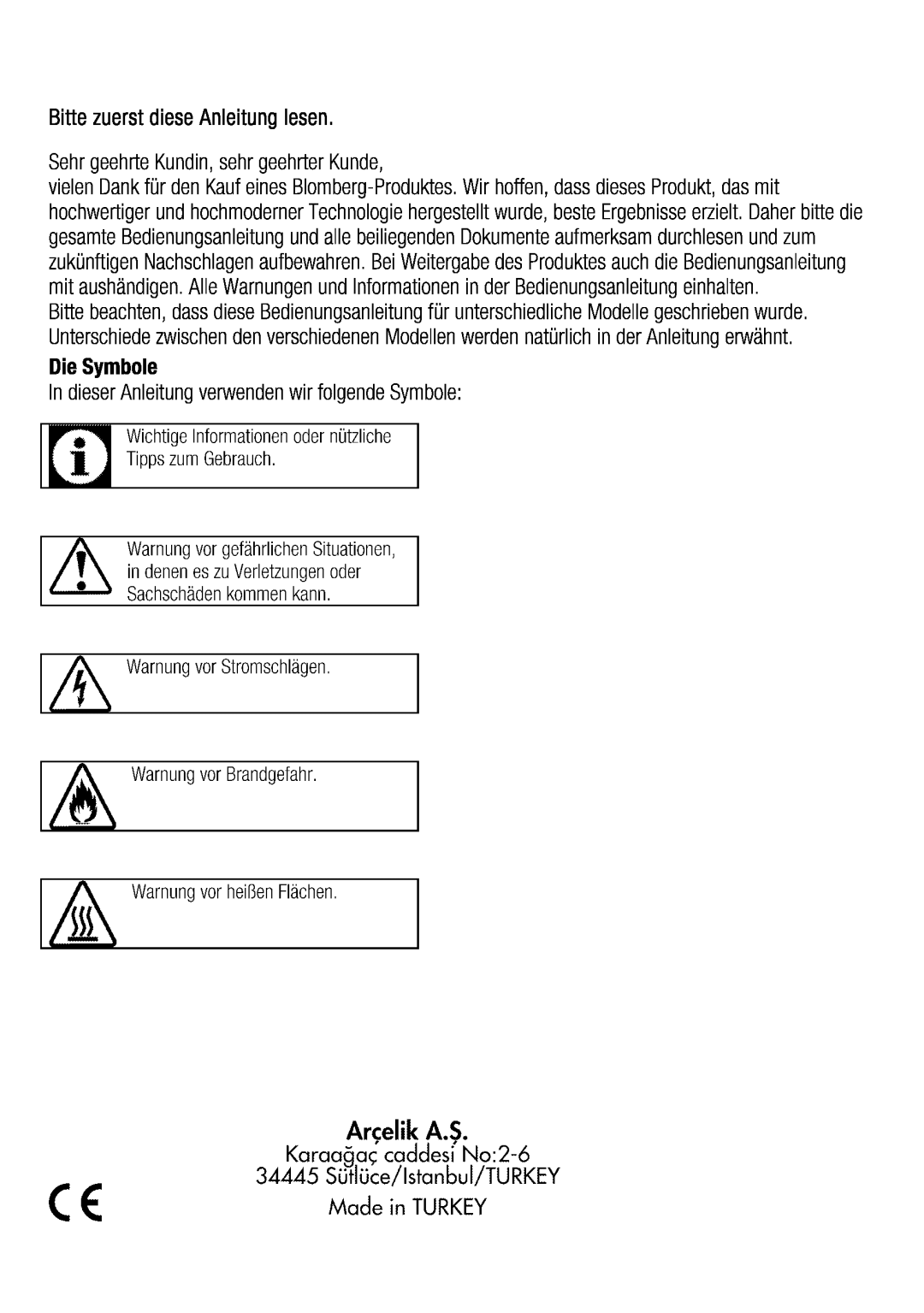 Blomberg BEO 9790 manual 