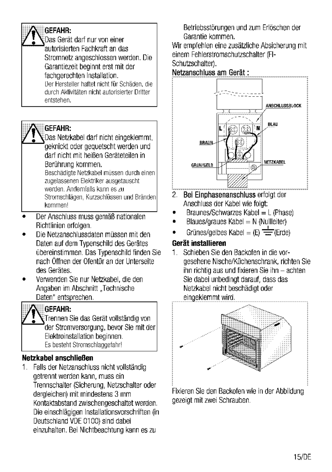 Blomberg BEO 9790 manual 