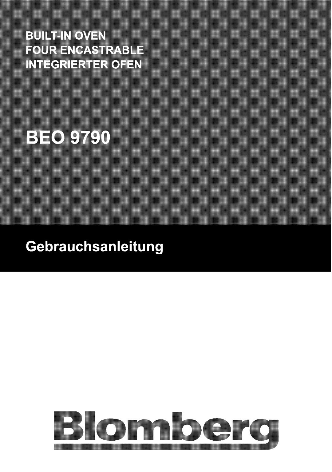 Blomberg BEO 9790 manual 