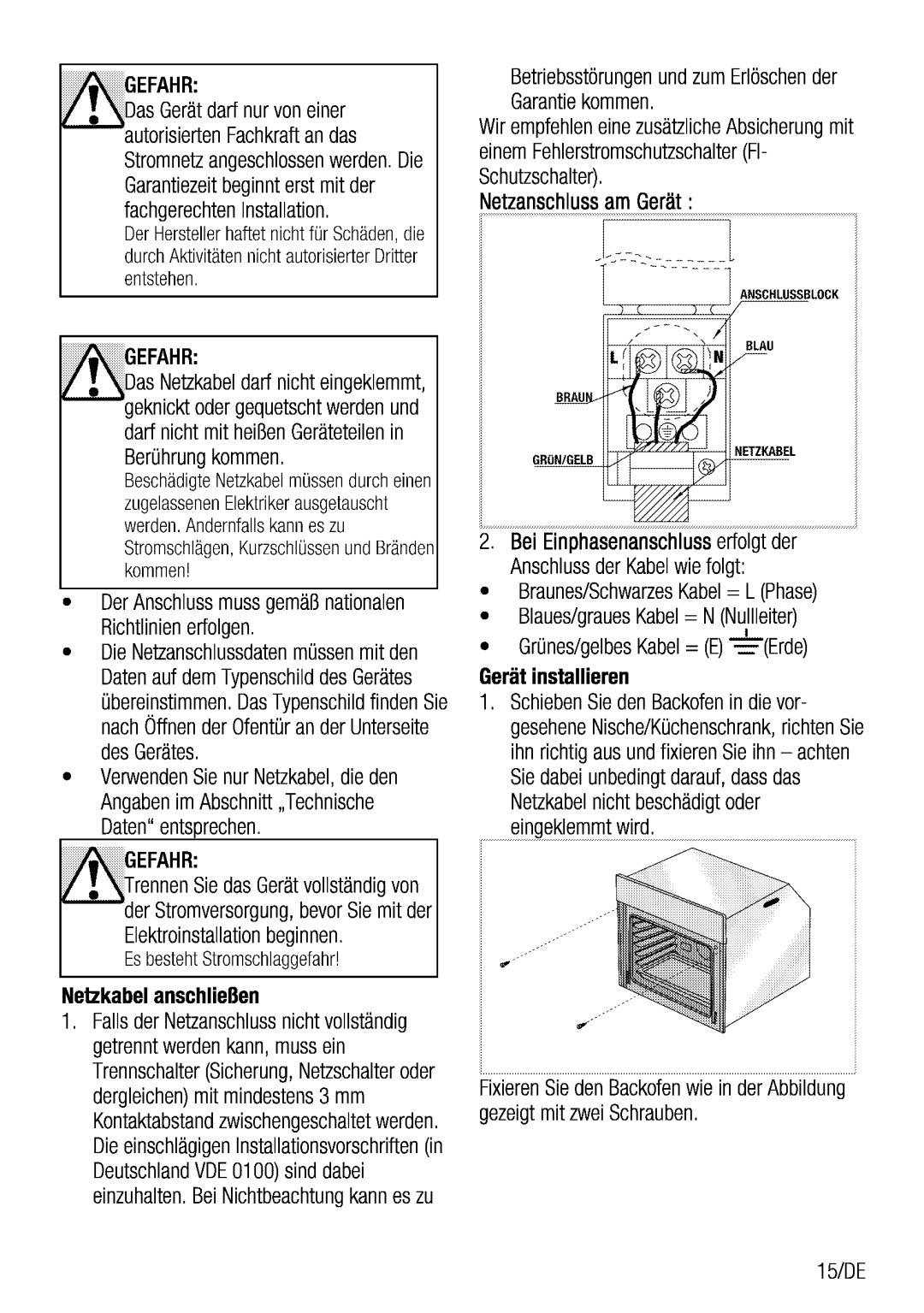 Blomberg BEO 9790 manual 