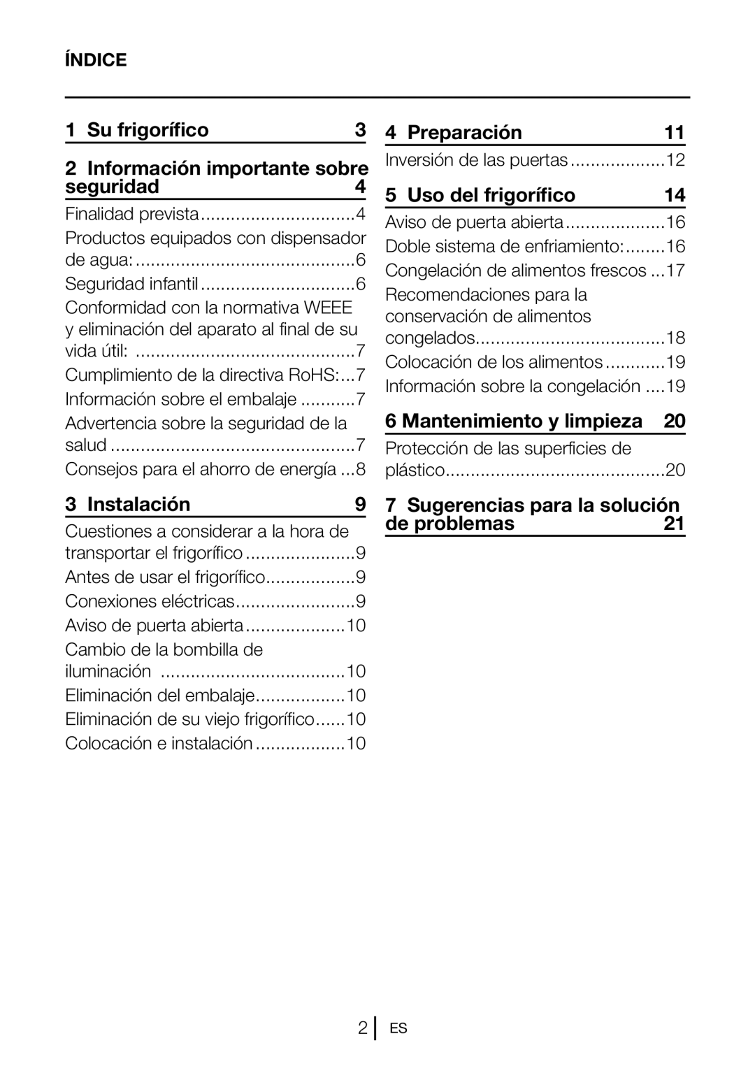 Blomberg BRFB1050FFBI Productos equipados con dispensador, Advertencia sobre la seguridad de la, Cambio de la bombilla de 