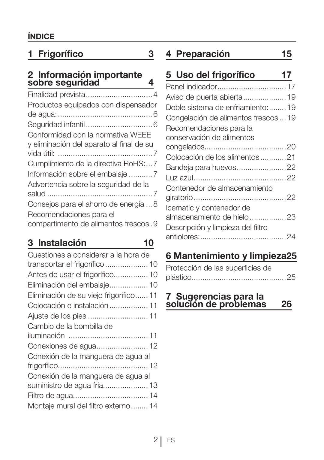 Blomberg BRFB1800WHIM Frigorífico Información importante Sobre seguridad, Instalación, Preparación Uso del frigorífico 