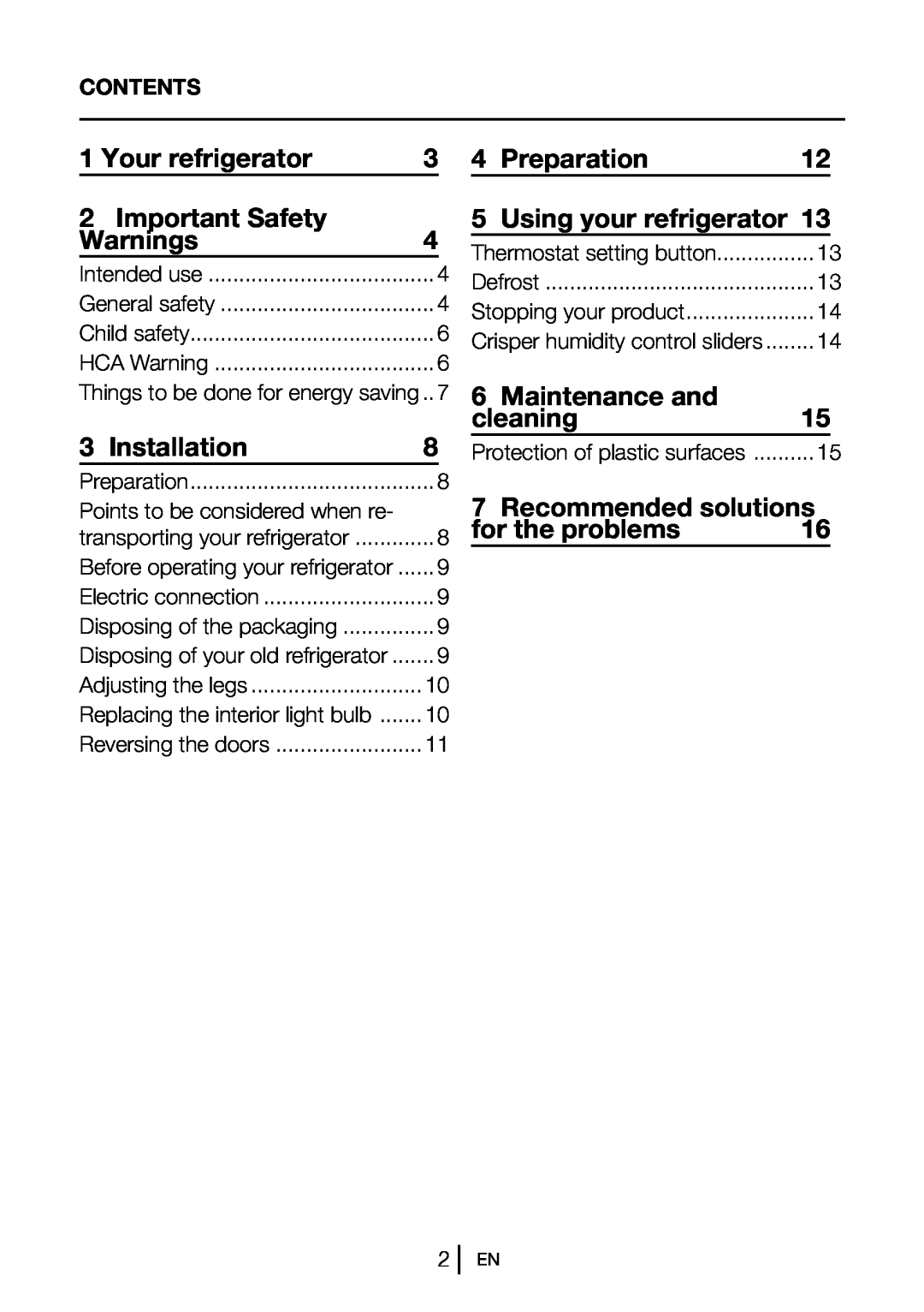 Blomberg DSM 9651 A+ Your refrigerator, Important Safety, Warnings, Installation, Preparation, Using your refrigerator 