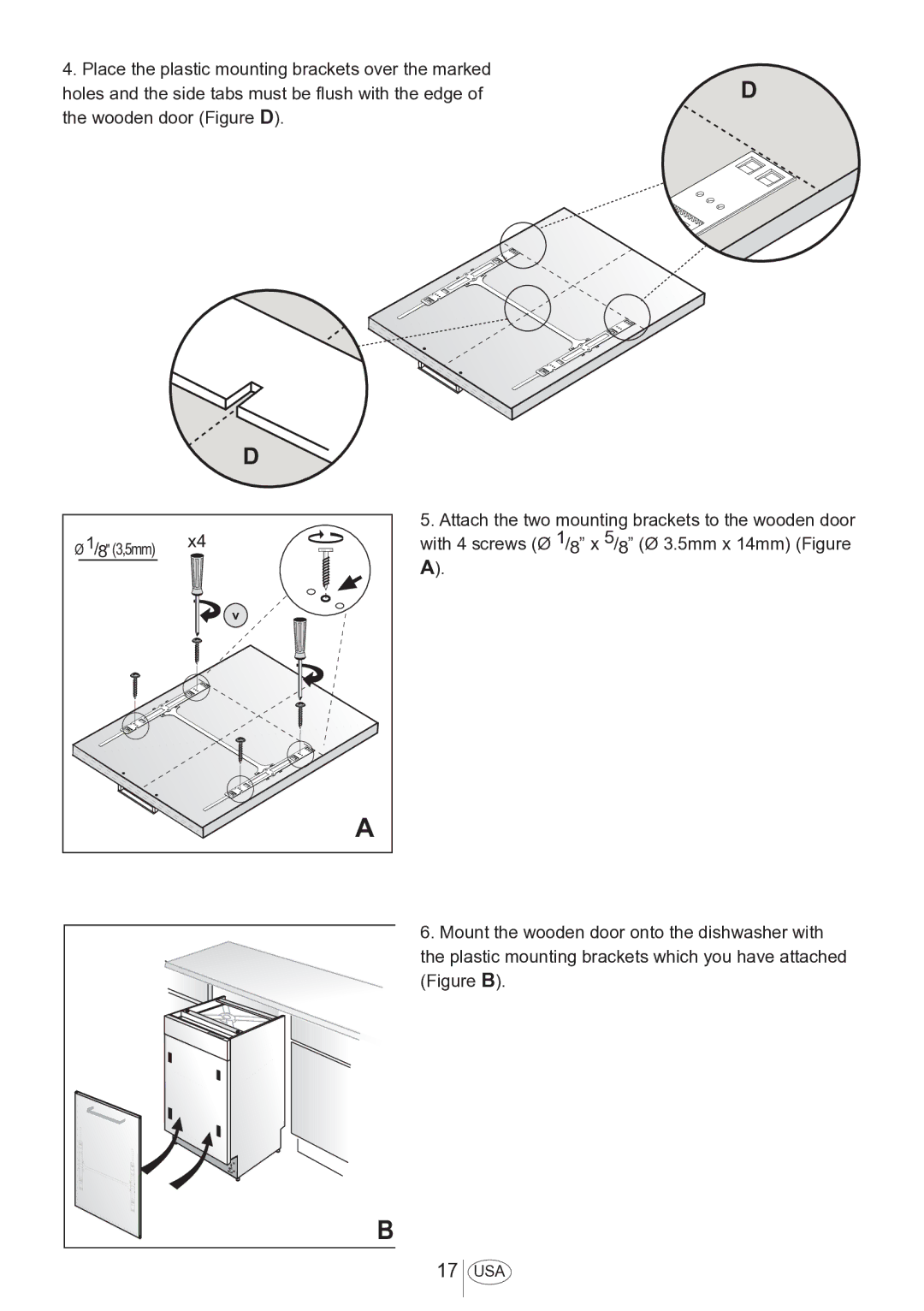 Blomberg DWS 54100 SS, DWS 54100 FBI installation manual 8 3,5mm 