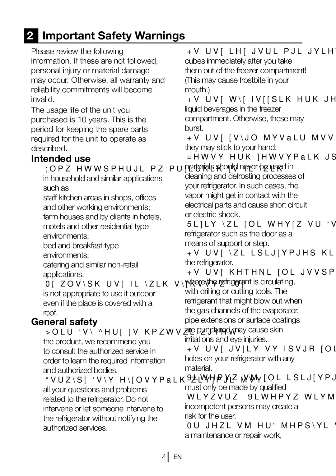 Blomberg FNT 9670 XT, FNT 9670 ET manual Important Safety Warnings, Intended use, General safety 