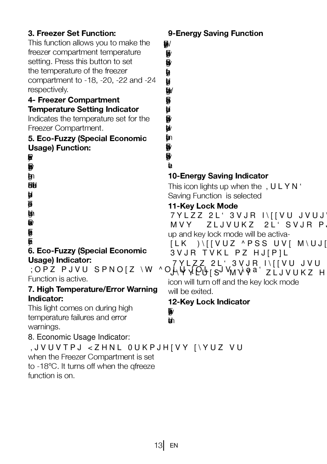 Blomberg FNT 9681 A+, FNT 9682 A+ Freezer Set Function, Eco-Fuzzy Special Economic Usage Indicator, Energy Saving Function 