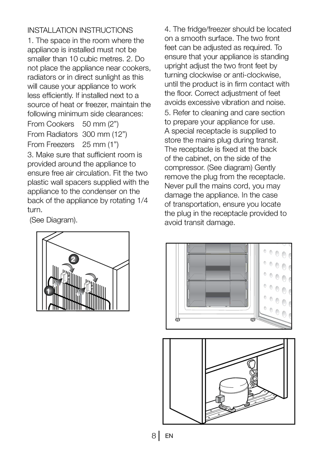 Blomberg KGM 9550PX manual Installation Instructions 