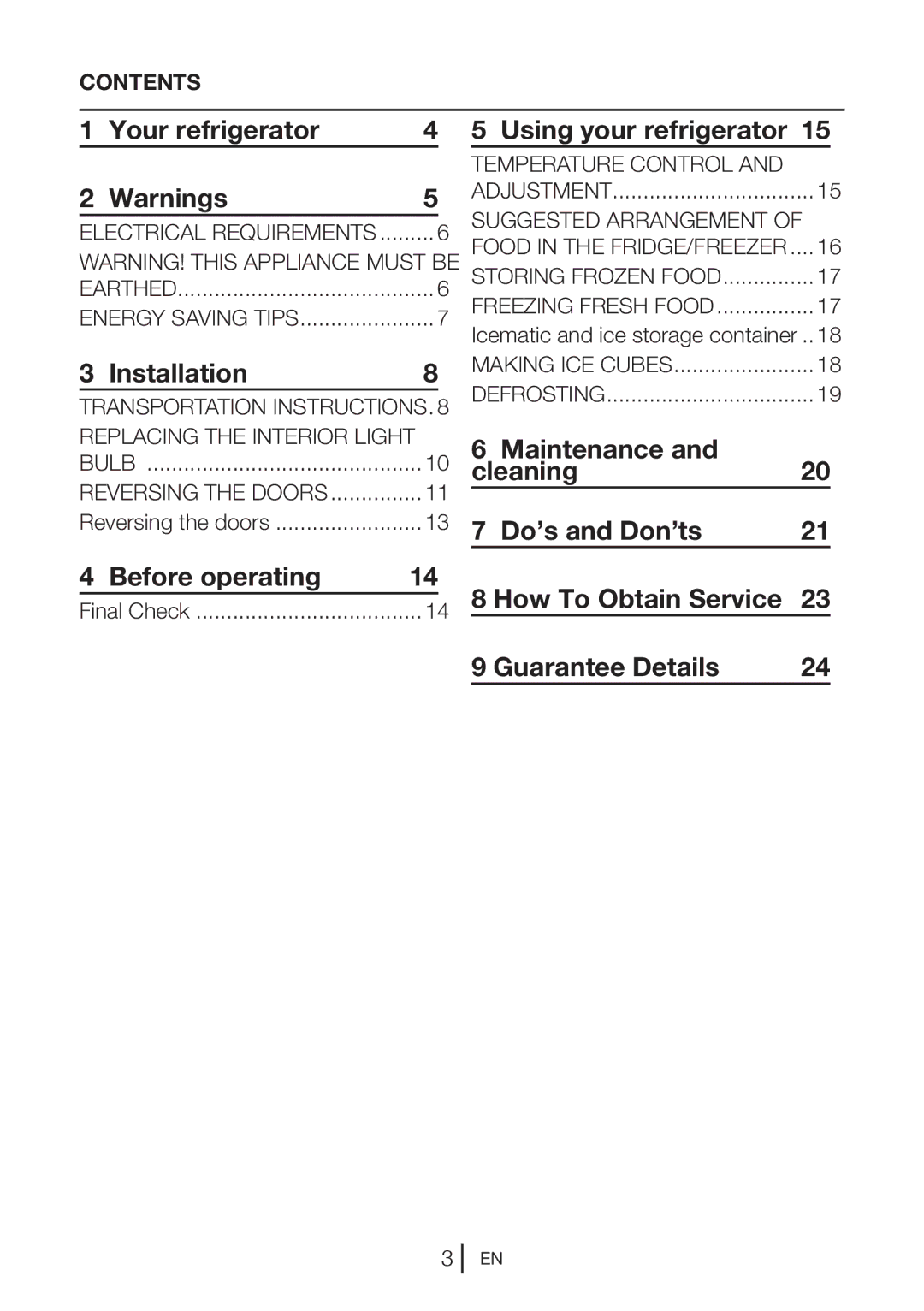 Blomberg KGM 9680 instruction manual Your refrigerator 