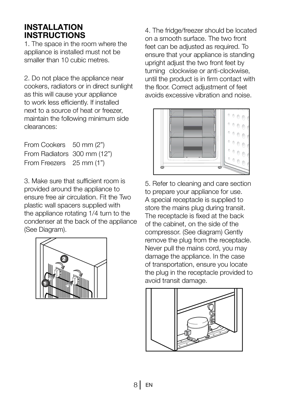 Blomberg KGM 9690 instruction manual Installation Instructions 