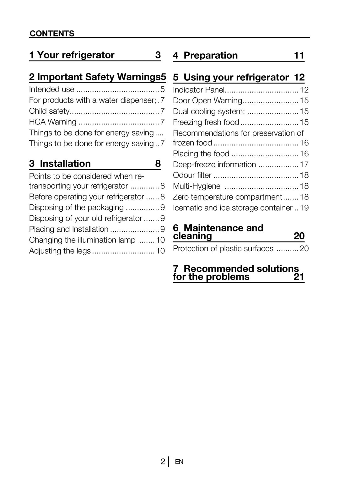 Blomberg KND 9651 XA+ Your refrigerator Preparation Important Safety Warnings5, Installation, Using your refrigerator 