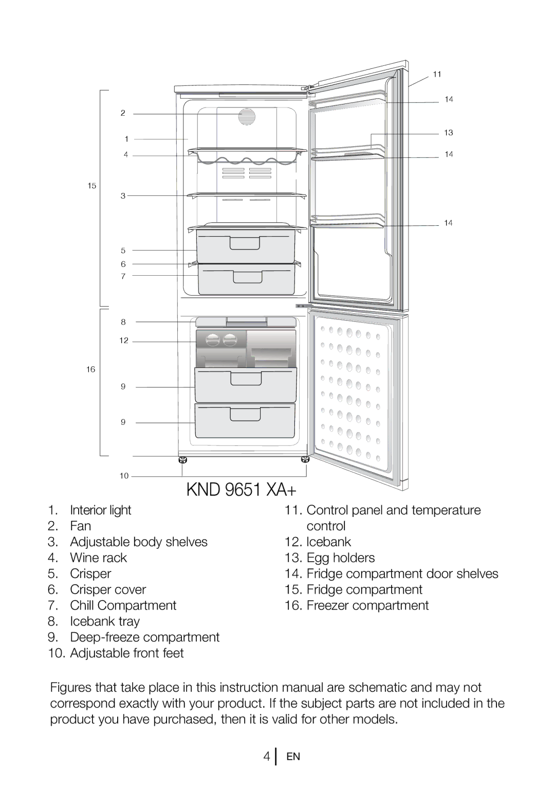 Blomberg KND 9651 XA+, KND 9651 A+ operating instructions 