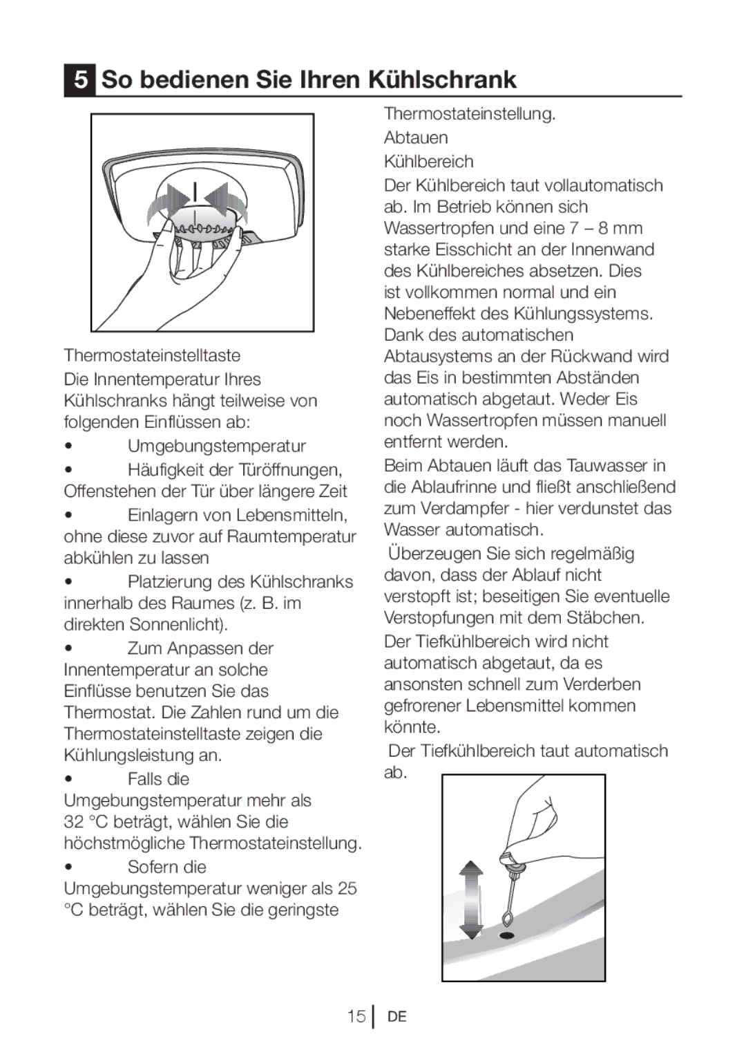 Blomberg KNM 1551 IA+, KNM1551iFA+ operating instructions So bedienen Sie Ihren Kühlschrank 