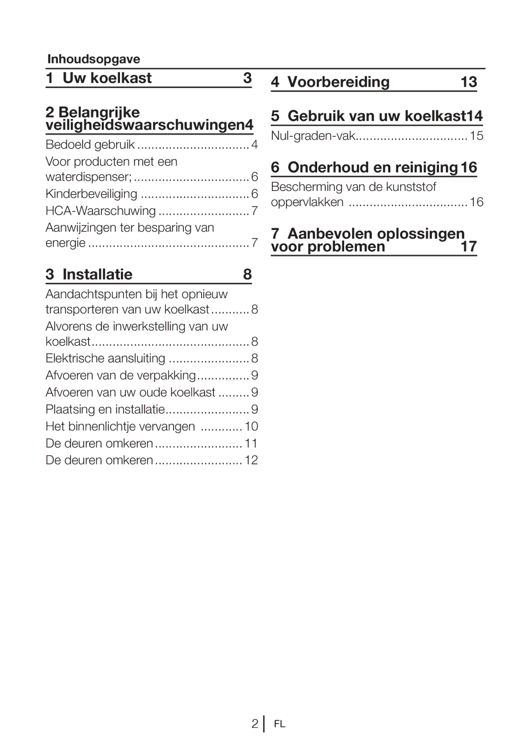 Blomberg KNM 1551 IA+ Onderhoud en reiniging, Aanbevolen oplossingen, Voor problemen Installatie, Inhoudsopgave 