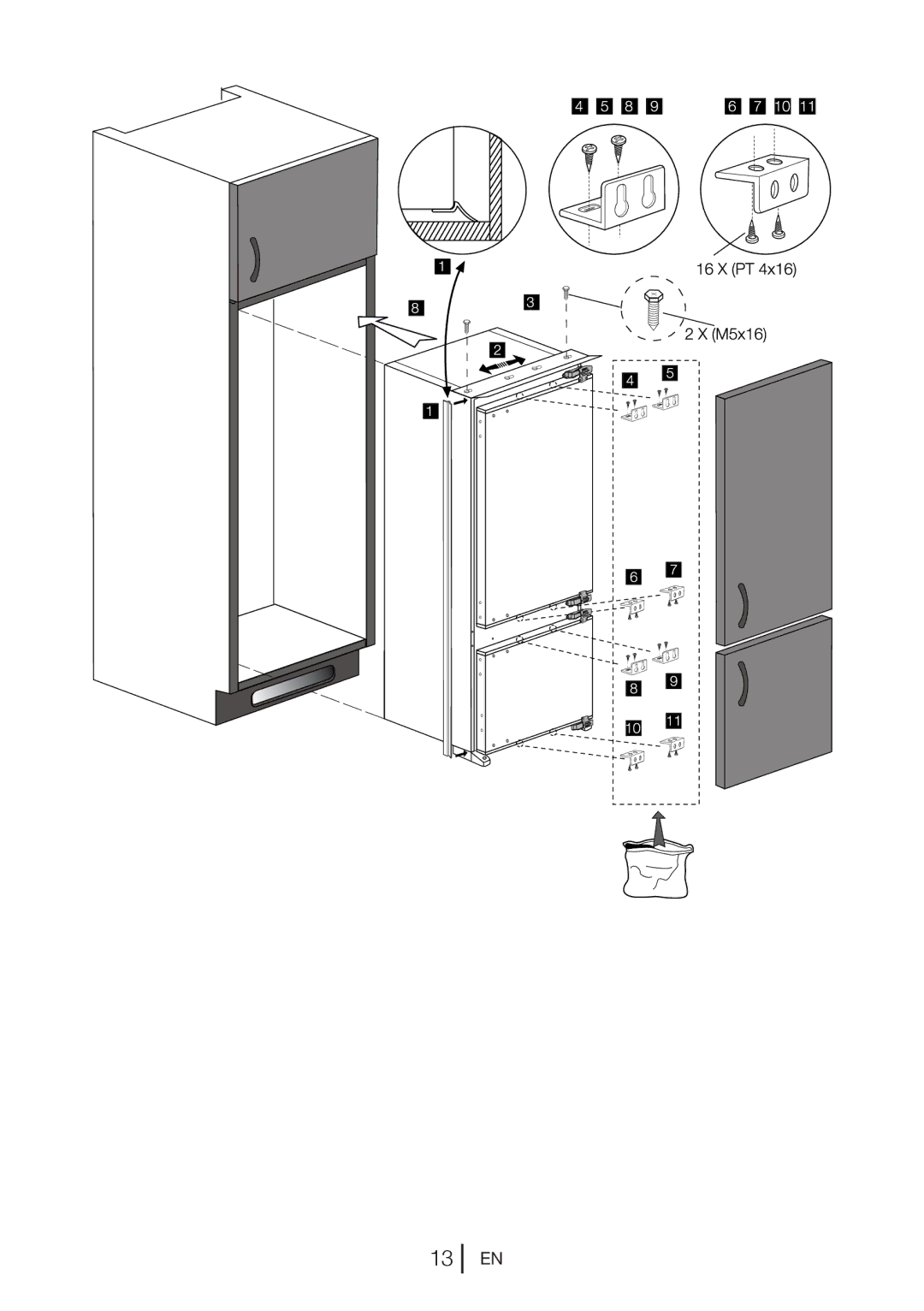 Blomberg KNM1551i manual 