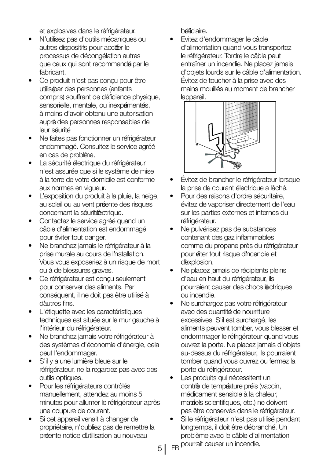 Blomberg KQD 1360E A+, KQD 1360X A++ manual FR pourrait causer un incendie 