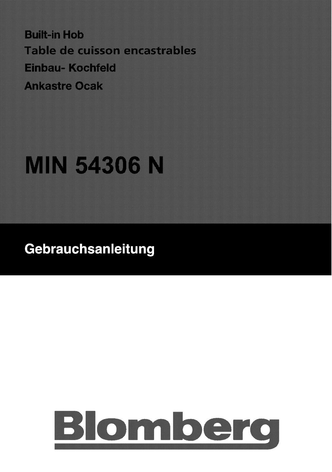 Blomberg MIN 543906 N manual 