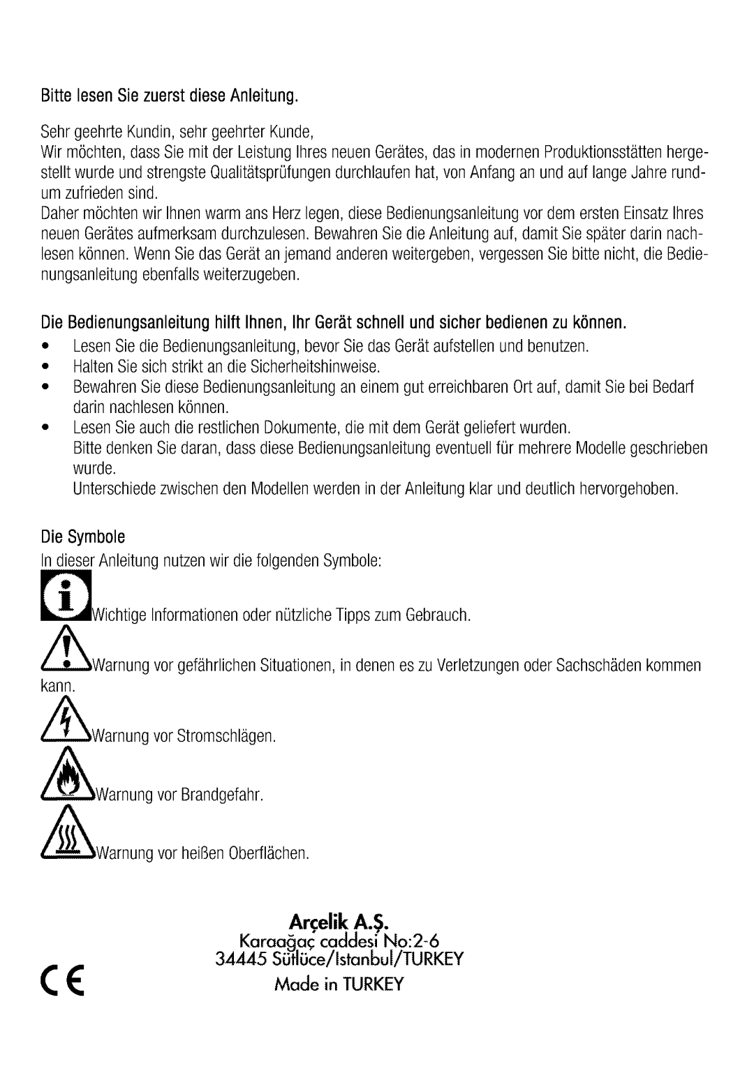 Blomberg MIN 543906 N manual 