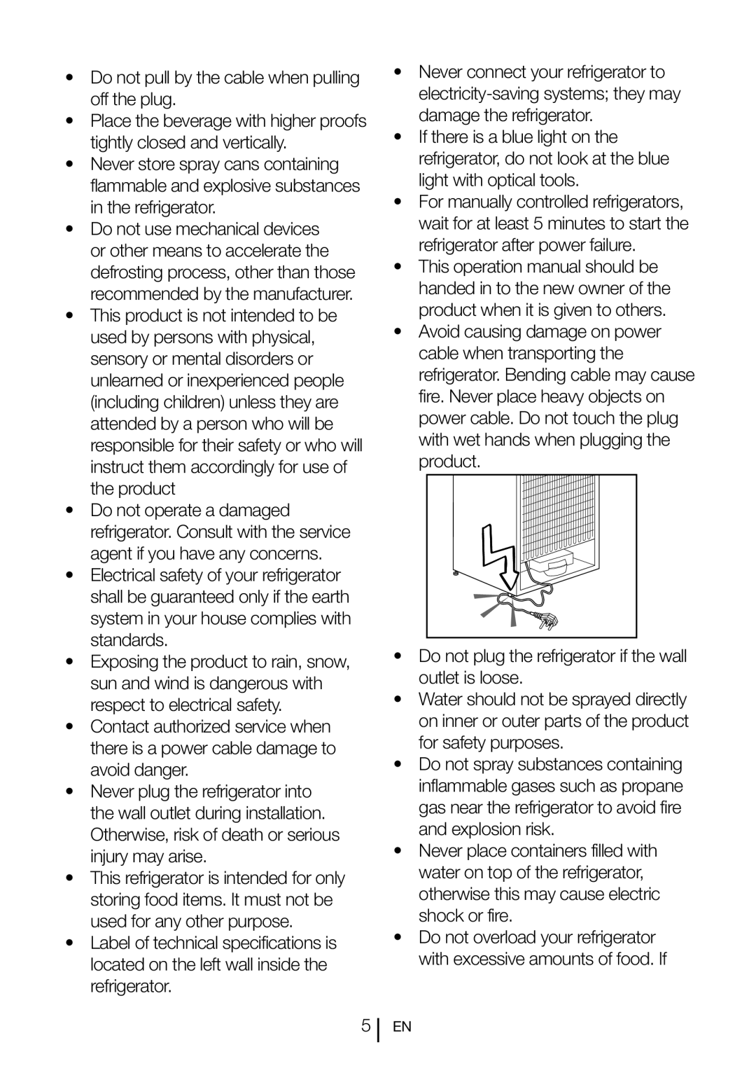 Blomberg SND 9681 XD operating instructions 