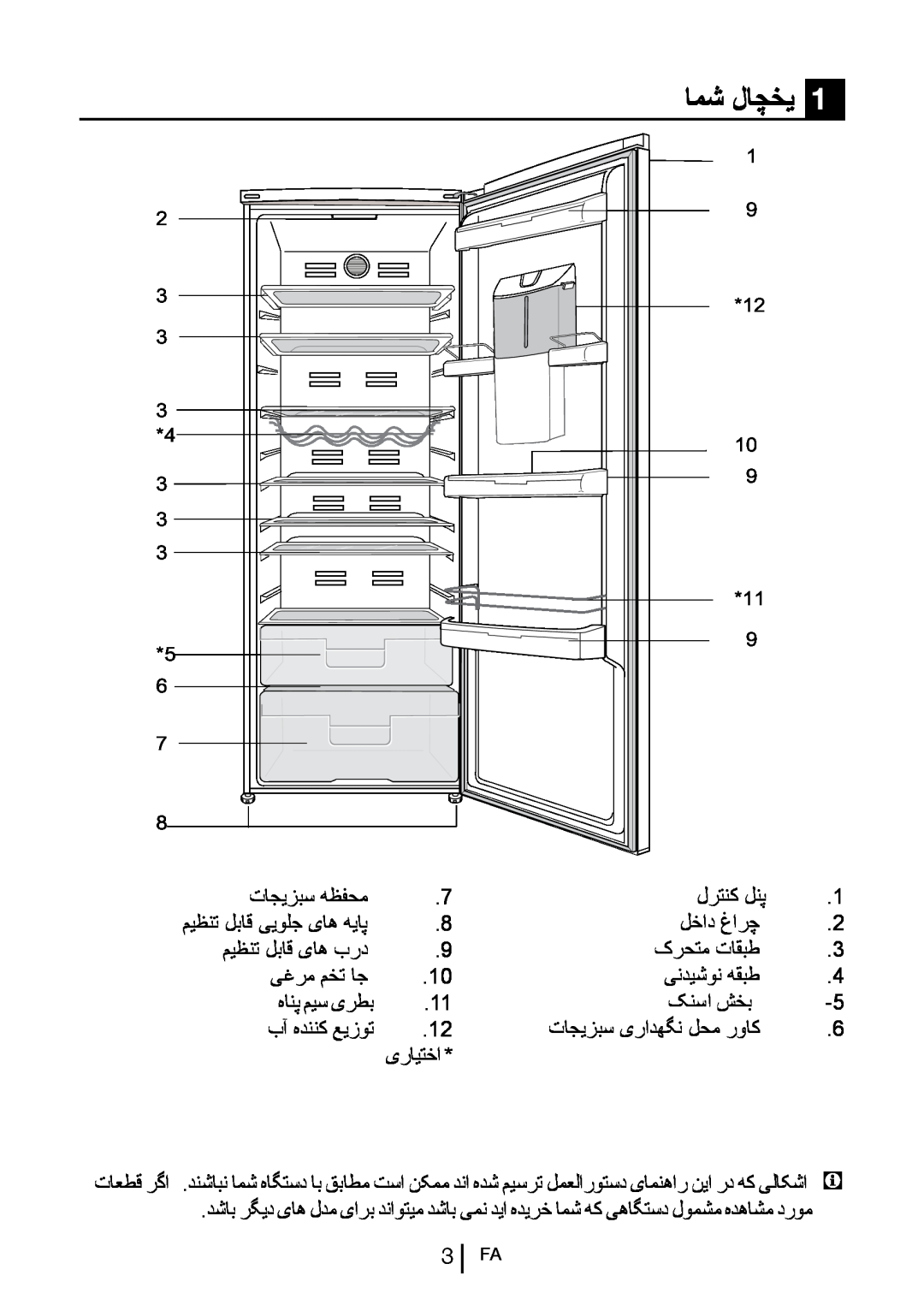Blomberg SND 9681 XD operating instructions امش لاچخی 