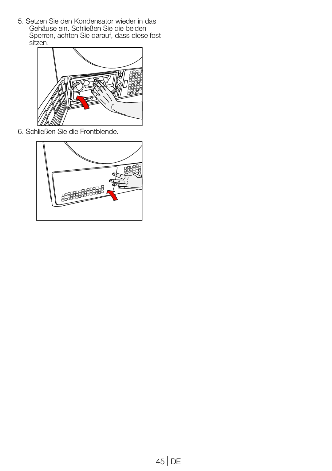 Blomberg TKF 8431 A manual 45 DE 