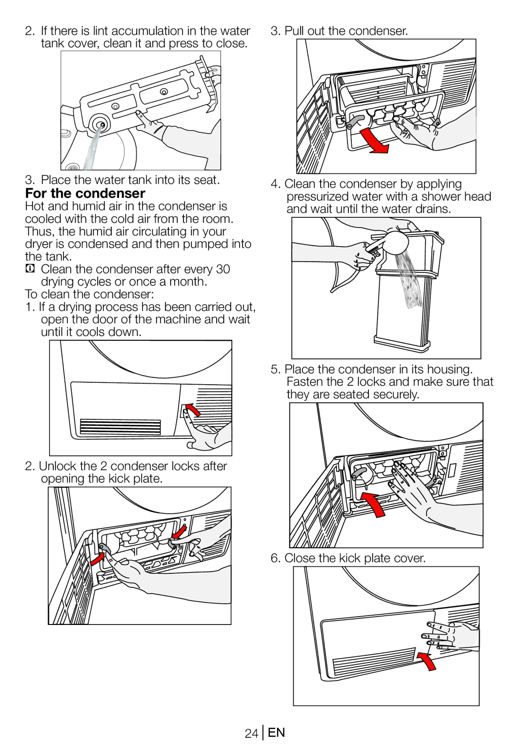 Blomberg TKF 8439 A manual For the condenser 