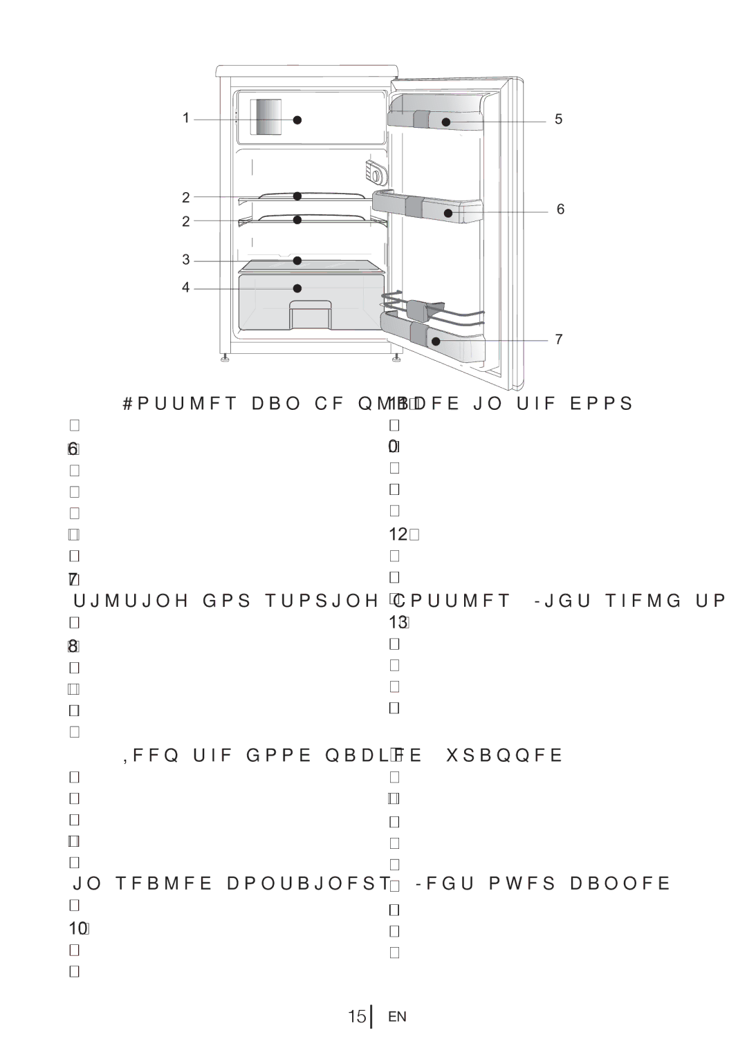 Blomberg TSM 1541P manual Defrosting, Fridge compartment 