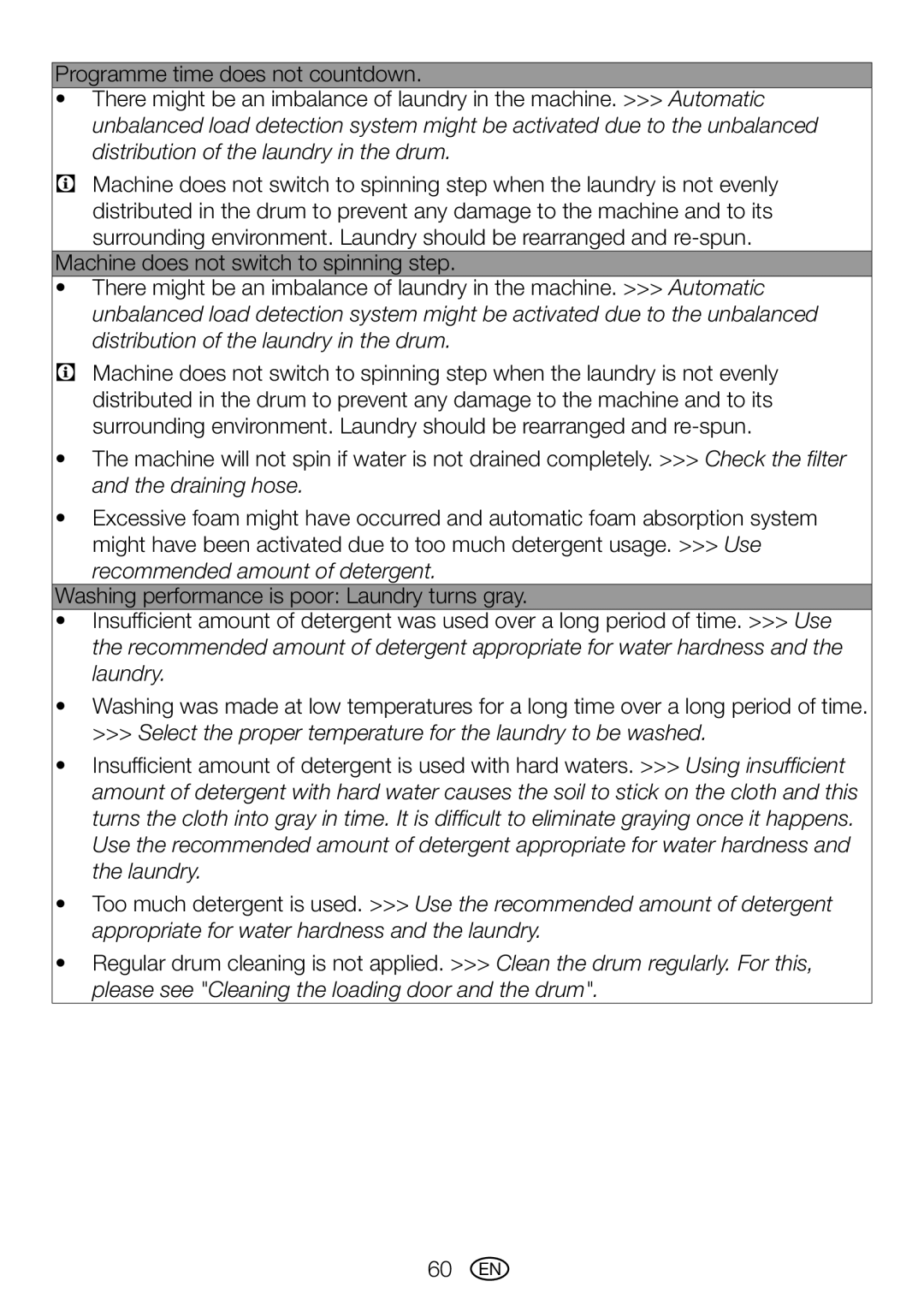 Blomberg WMT 8320 S user manual Select the proper temperature for the laundry to be washed 