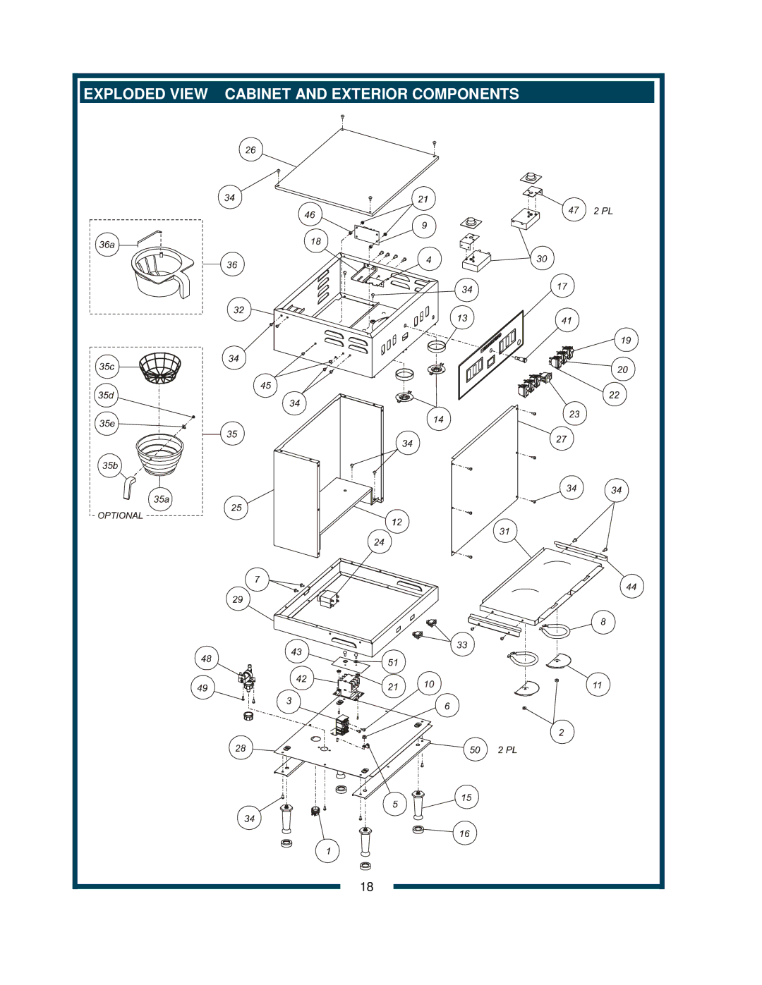 Bloomfield 9220 9221 owner manual Exploded View 