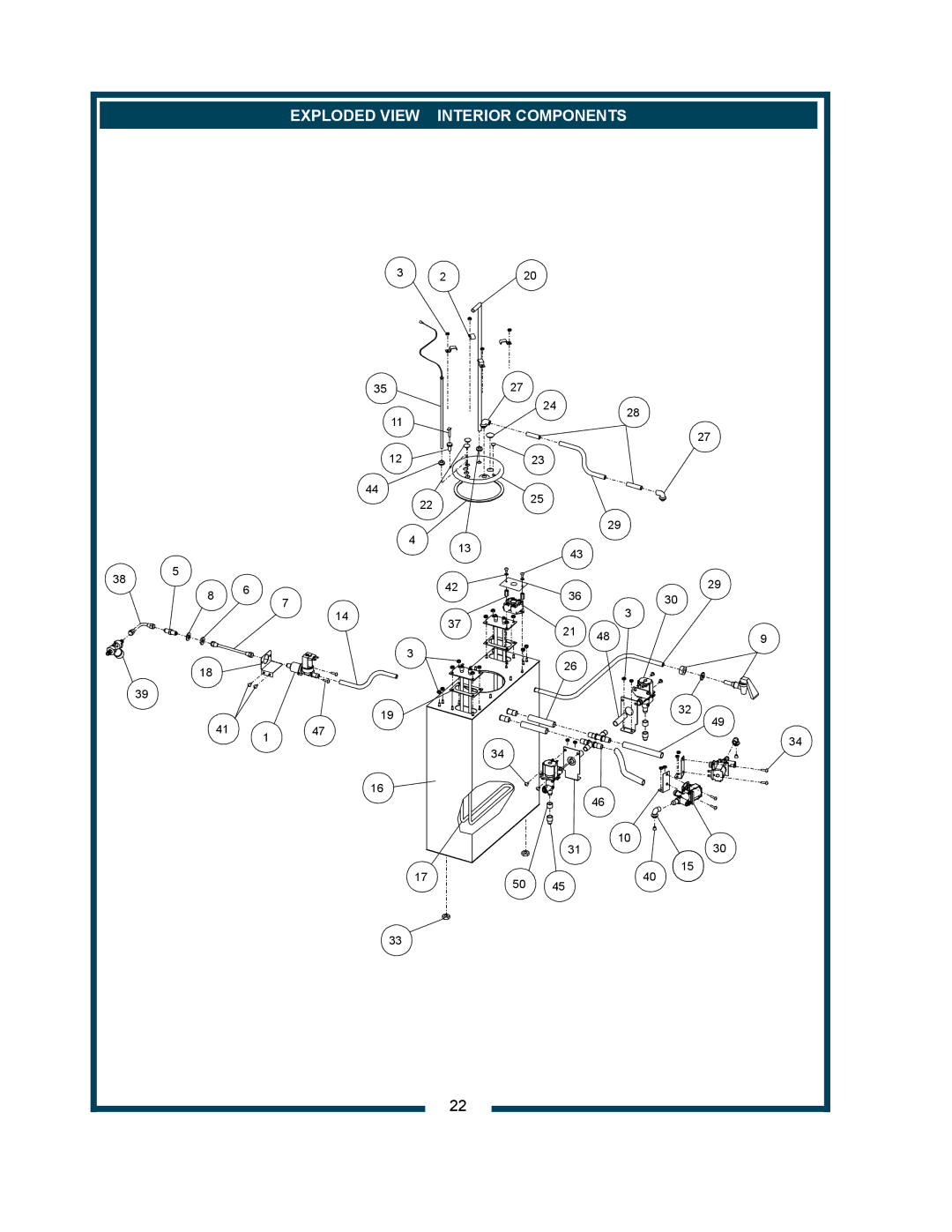 Bloomfield 9421 (SS2-HE) owner manual Exploded View Interior Components 