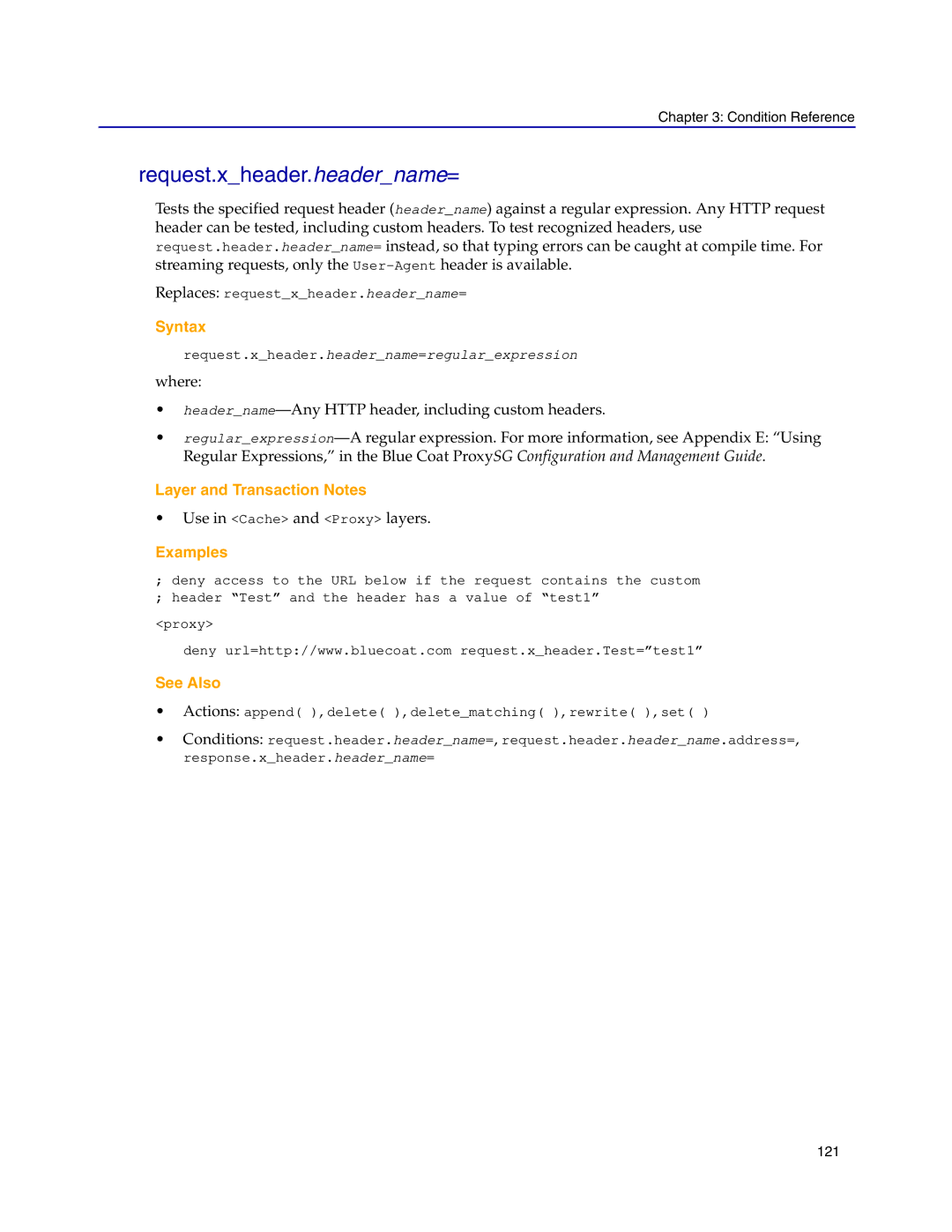 Blue Coat Systems Proxy SG manual Request.xheader.headername= 