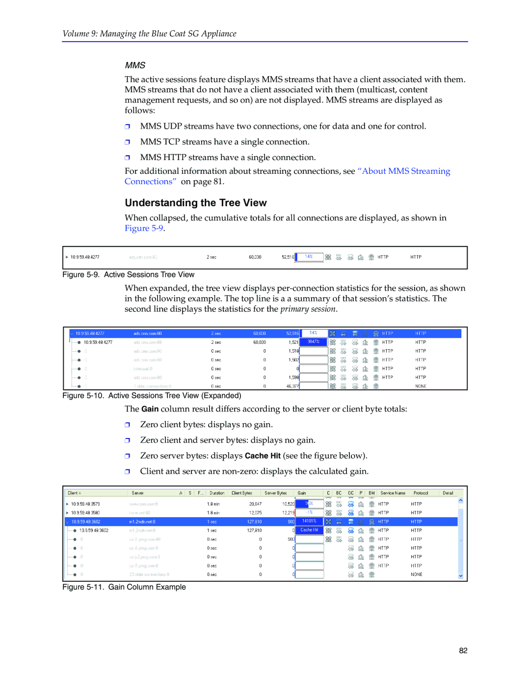 Blue Coat Systems SGOS Version 5.2.2, Blue Coat Systems SG Appliance manual Understanding the Tree View, Mms 