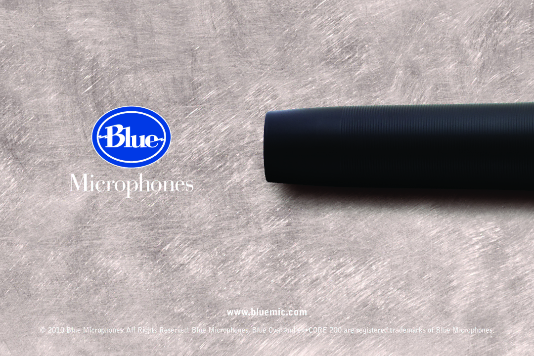 Blue Microphones 200 manual 