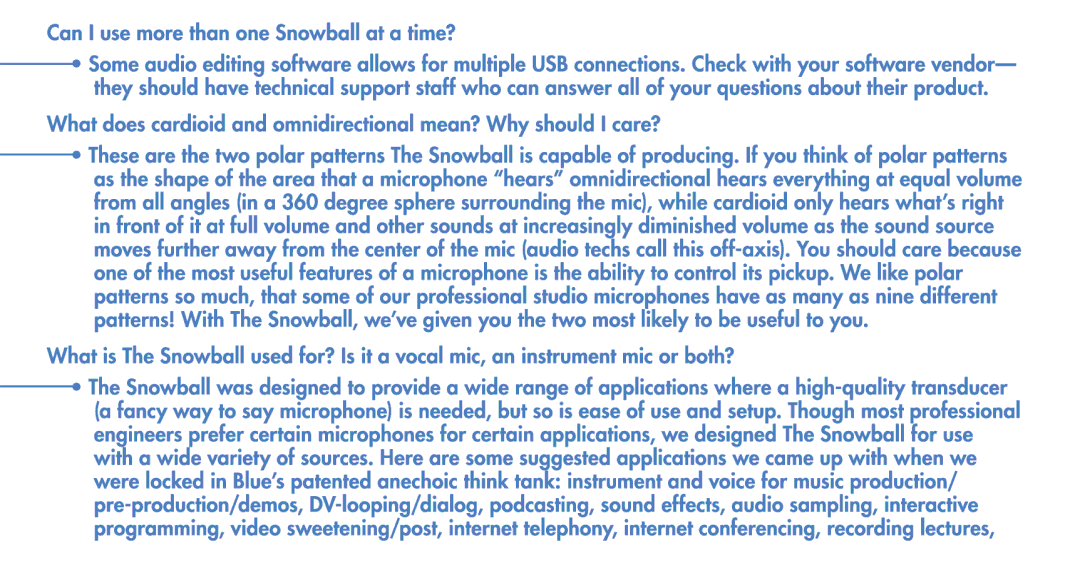 Blue Microphones SNOWBALL manual 