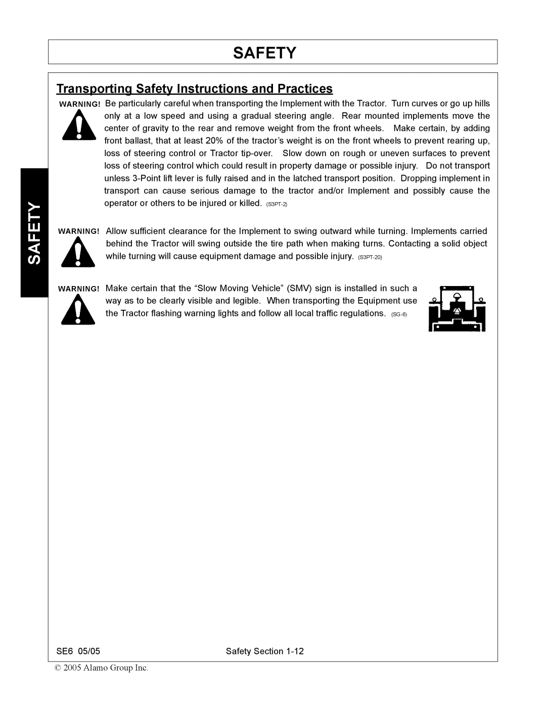 Blue Rhino FC-0007 manual Transporting Safety Instructions and Practices 