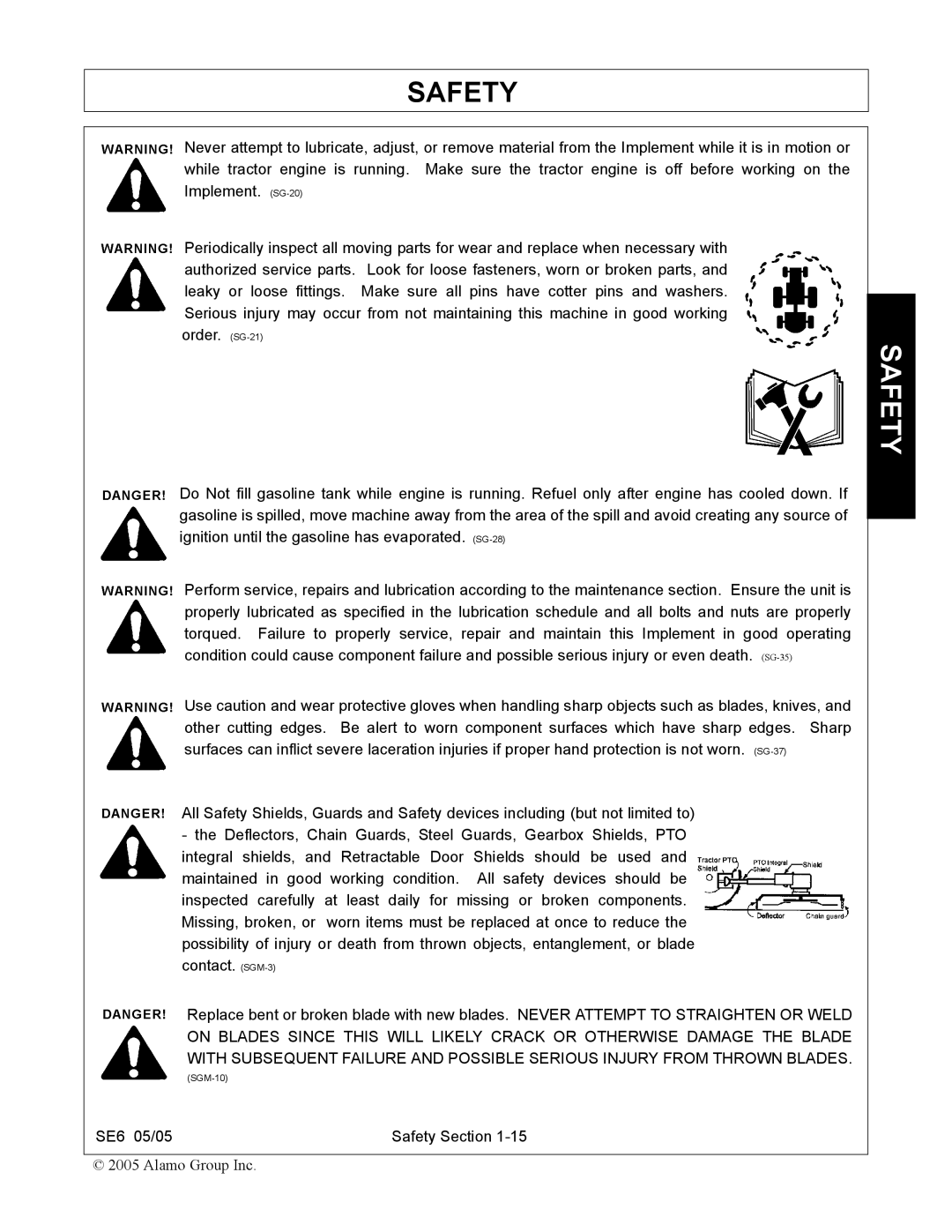 Blue Rhino FC-0007 manual SGM-10 