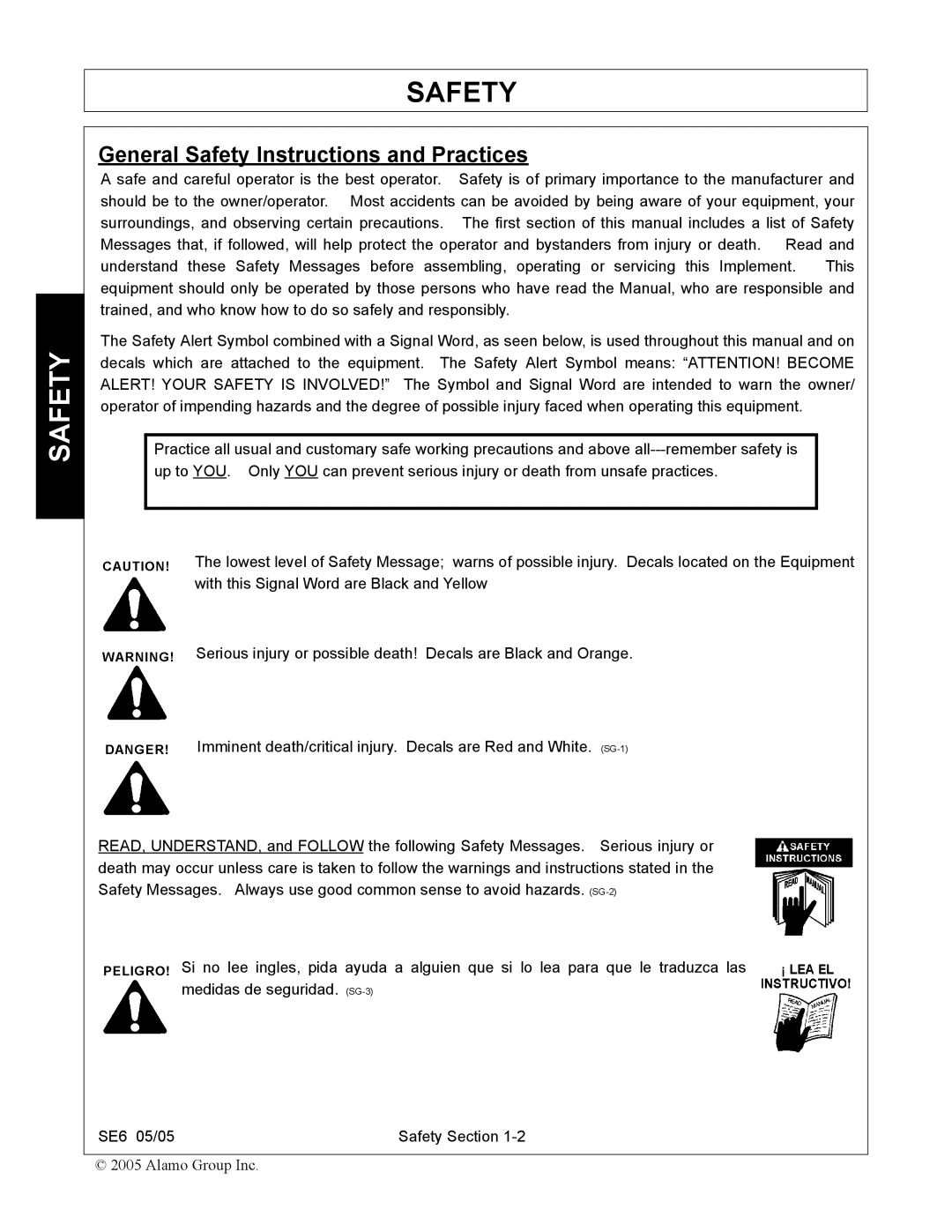 Blue Rhino FC-0007 manual General Safety Instructions and Practices 