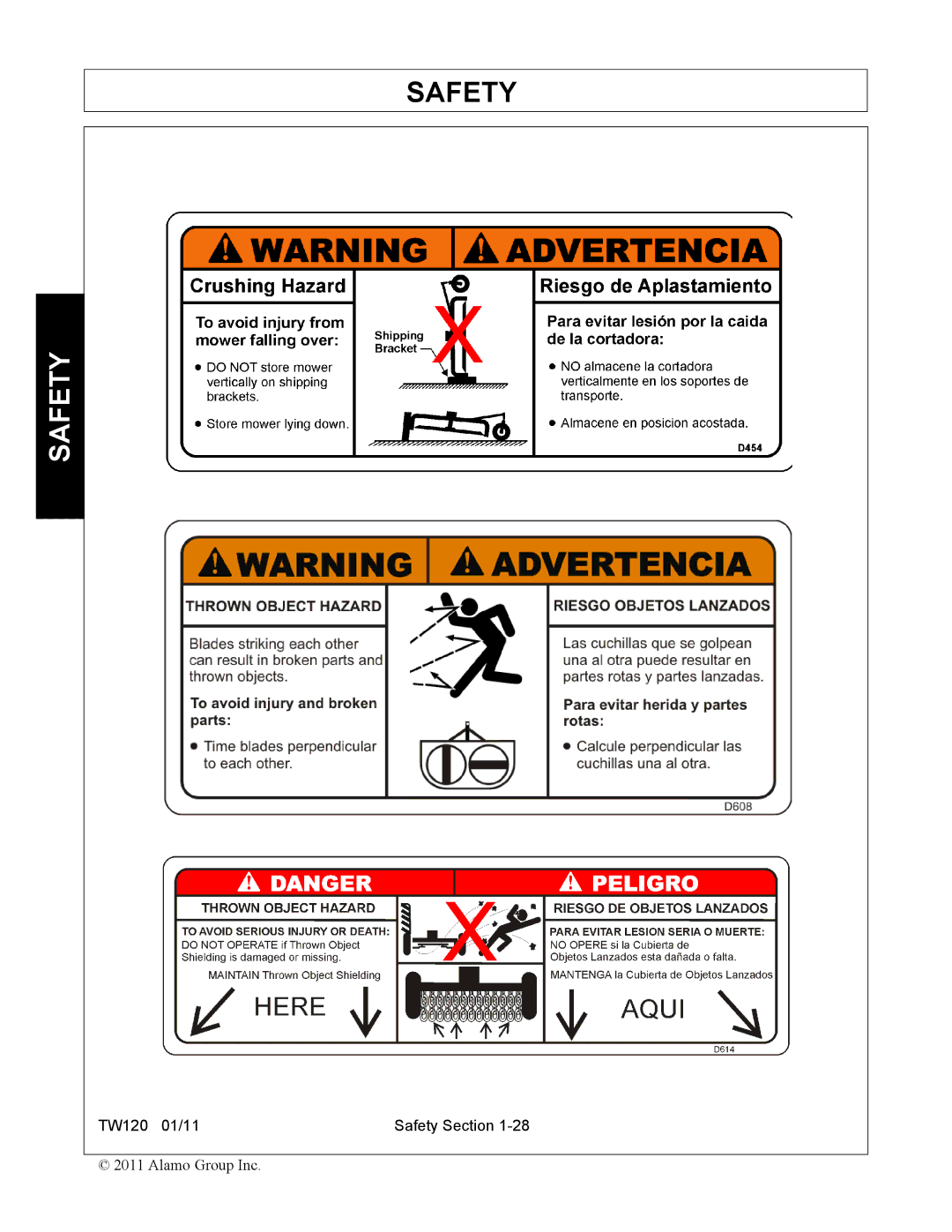 Blue Rhino FC-0024, FC-0025 manual Safety 