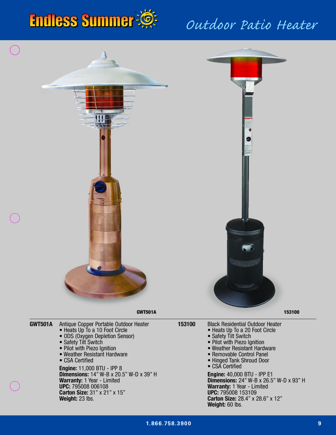 Blue Rhino Outdoor Lighting manual 153100, Weight 60 lbs 