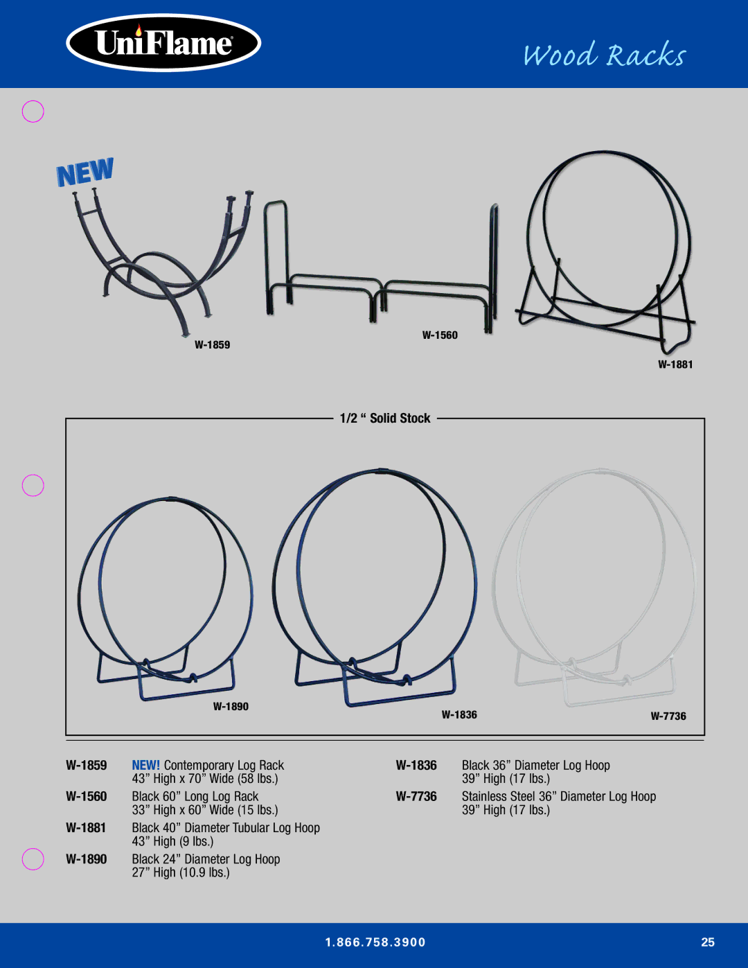 Blue Rhino Outdoor Lighting manual Wood Racks, Solid Stock 