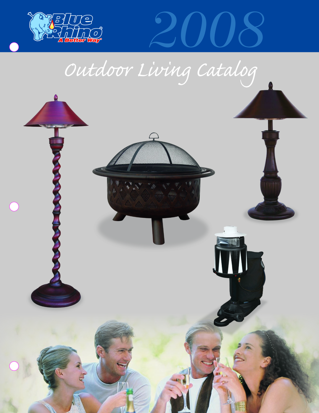 Blue Rhino Outdoor Lighting manual 2008, Outdoor Living Catalog 
