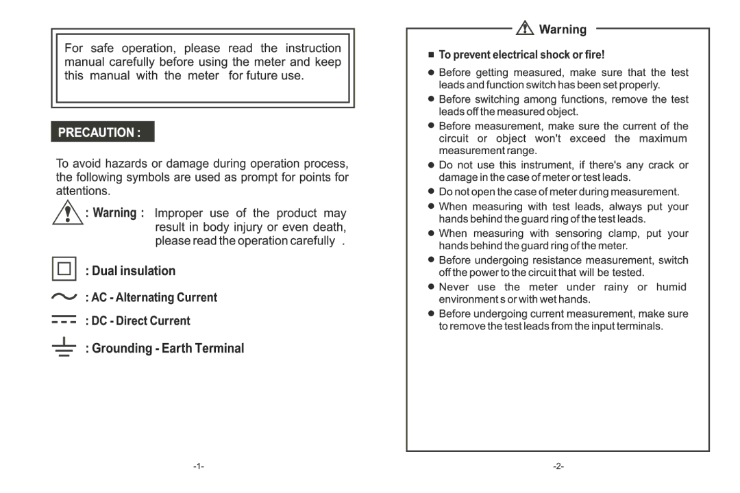 Blue Sea Systems Model: 8110 manual 