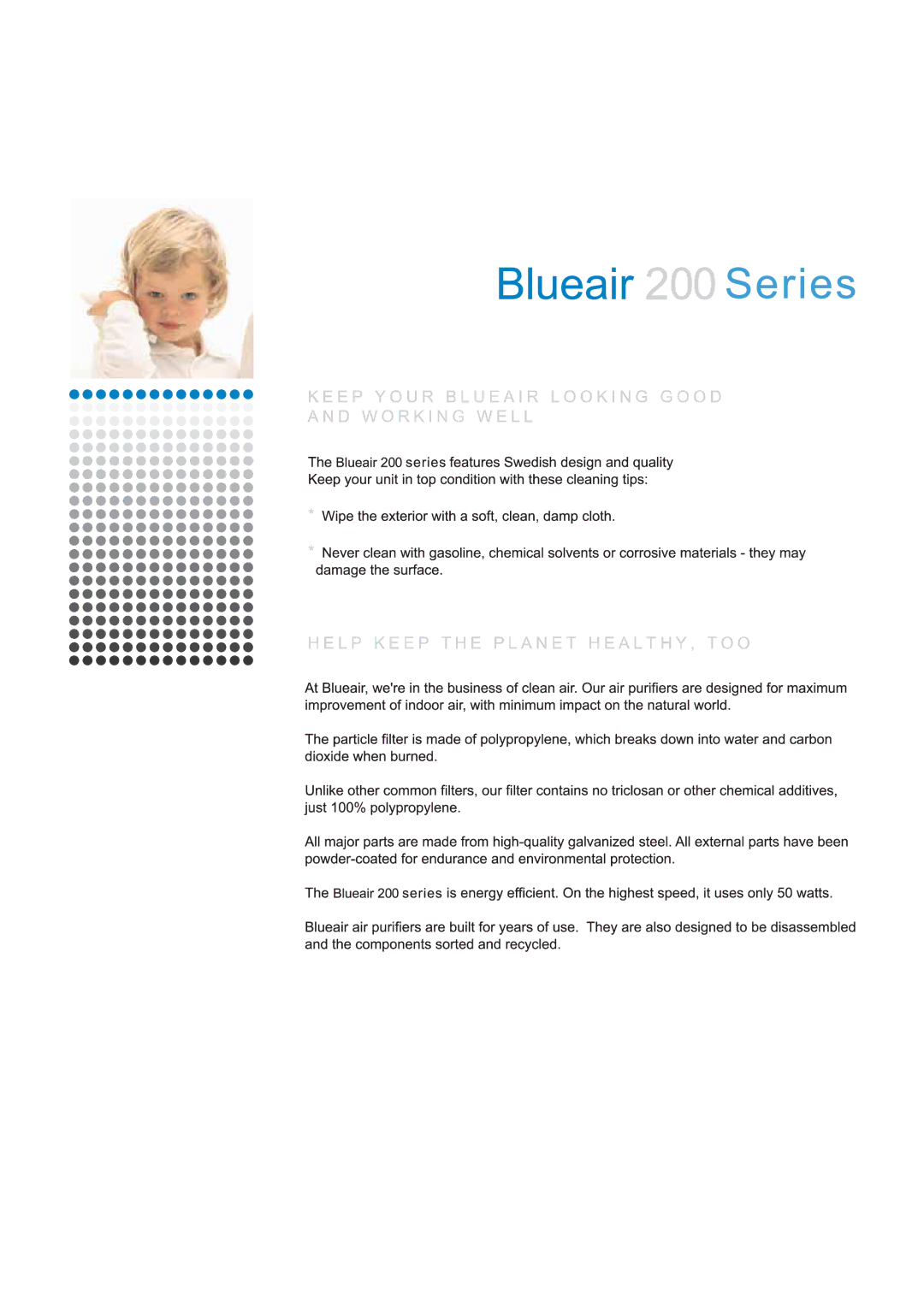 Blueair 200 manual 