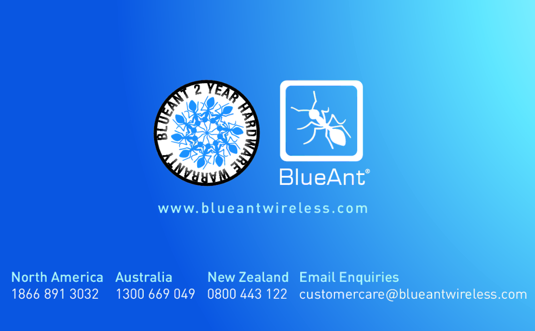 BlueAnt Wireless Q2 manual BlueAnt 