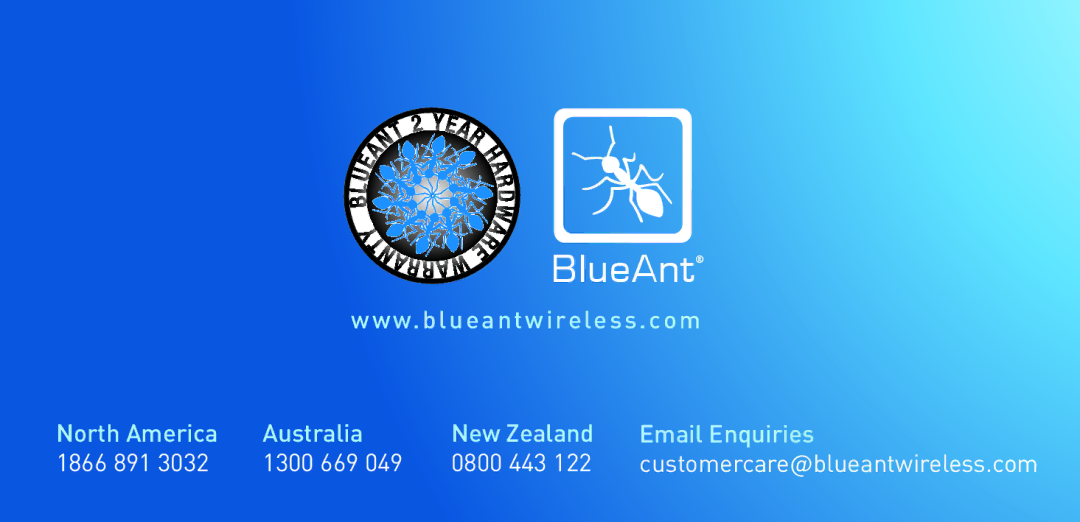 BlueAnt Wireless S4 manual BlueAnt 