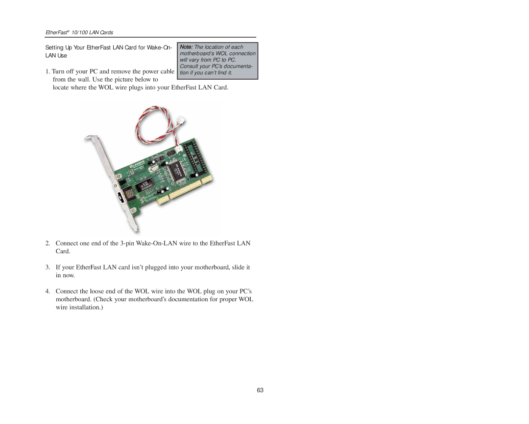 Boca Research 10/100 manual LAN Use 