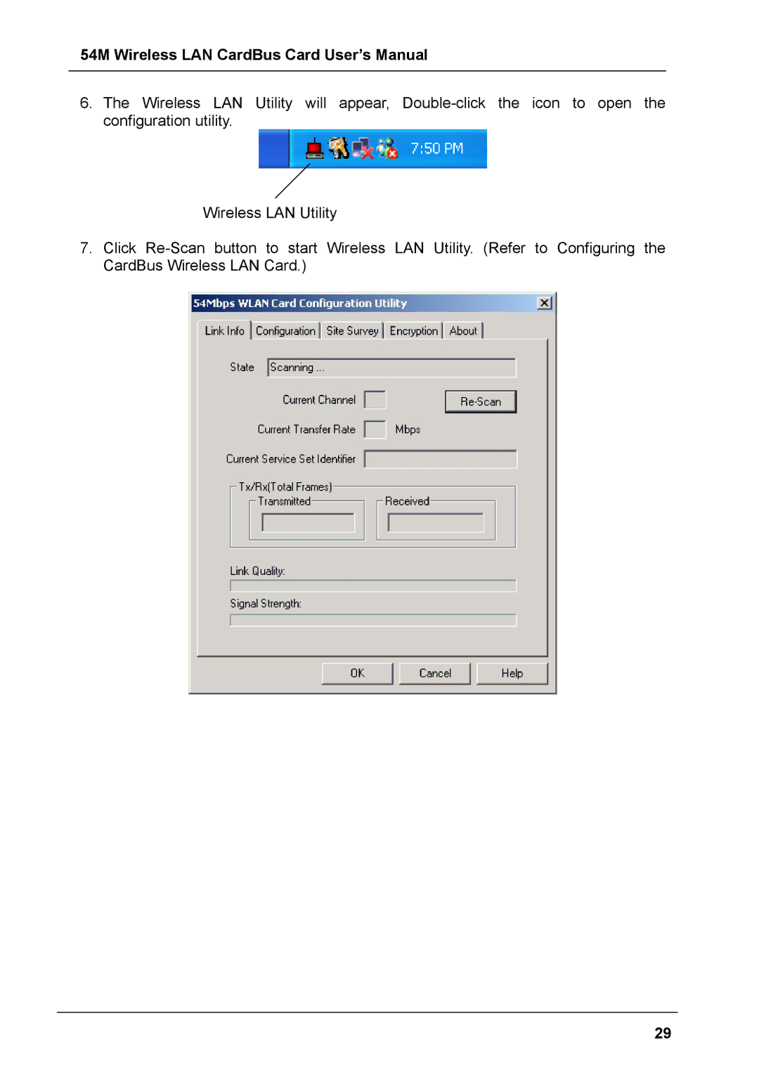 Boca Research user manual 54M Wireless LAN CardBus Card User’s Manual 